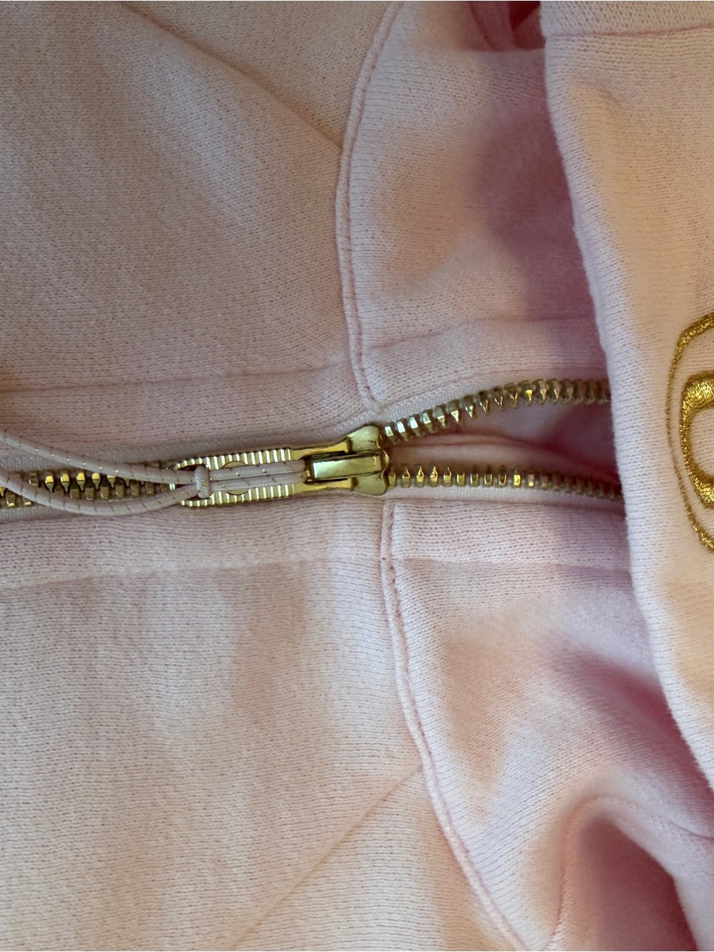 Lululemon Cropped Scuba Light Pink Hooded Zip Jacket - Picture 2 of 5